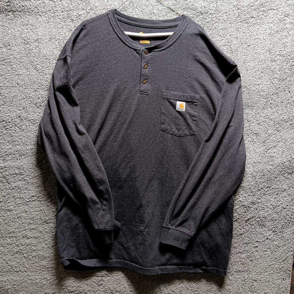 Carhartt Men’s T-Shirt 4XL Heavyweight Workwear Tee Black
